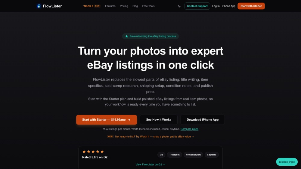 FlowLister screenshot